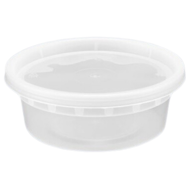8 oz, 117/98 x 44 mm Round Deli Container
