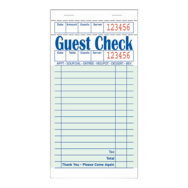 2 Copy Guest Checks