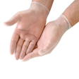 Large Clear Vinyl Gloves