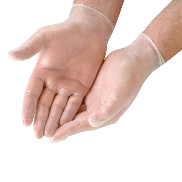 Extra Large Clear Vinyl Gloves