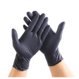 Large Black Food Grade Nitrile Gloves