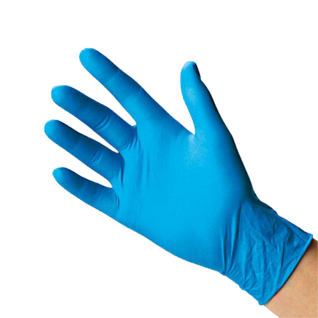 Large Blue Nitrile Gloves