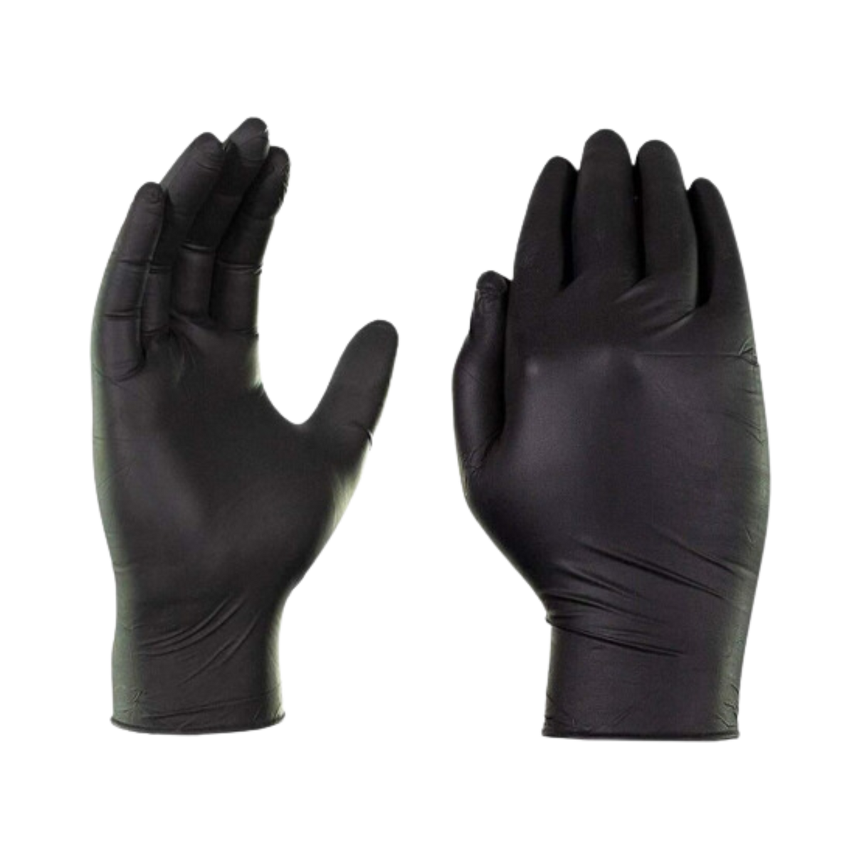 Medium Black Industrial Nitrile Gloves