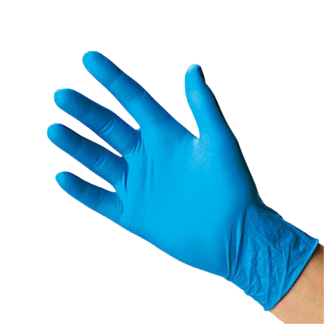 Extra Large Blue Nitrile Gloves