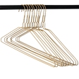 16" Gold Suit Hanger, 13 Gauge