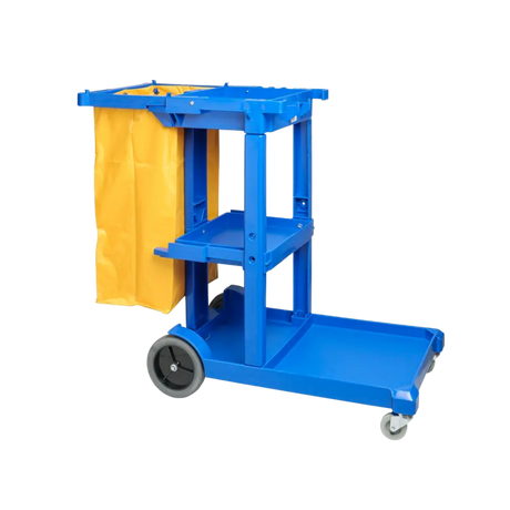 Black Cleaning Cart