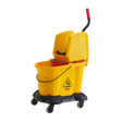 33L Dual-water Down Press Yellow Bucket and Wringer Combo