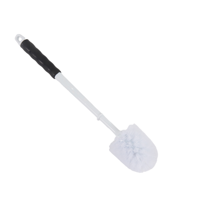 7.5 x 7.5 x 42.0cm White Toilet Brush with Plastic Handle PP Fill