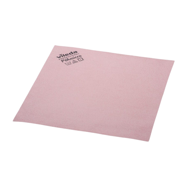 35cm x 38cm Red PVAmicro Coated Microfibre Cloth