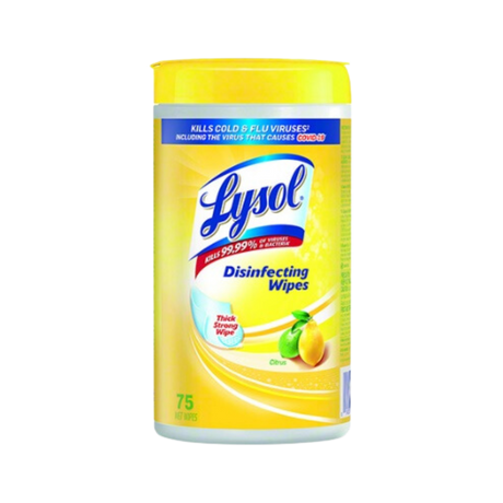 Lysol Citrus Disinfecting Wipes in a Canister
