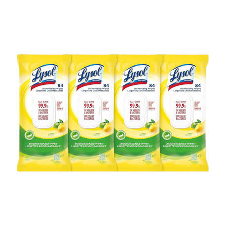 Lysol Citrus Disinfecting Wipes Flatpack