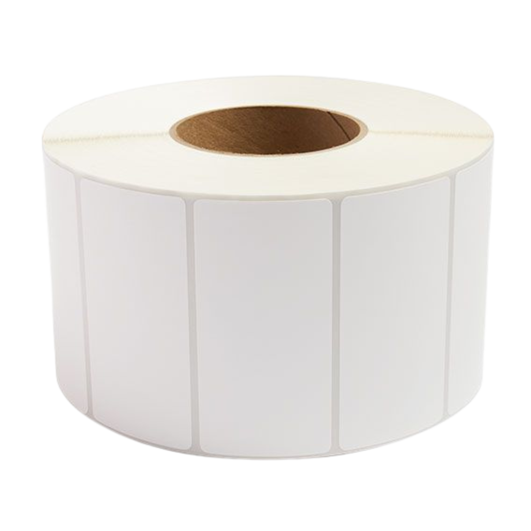 4"x2", 3" core White Matte PP Label
