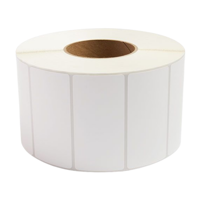 4"x2", 3" core White Matte PP Label
