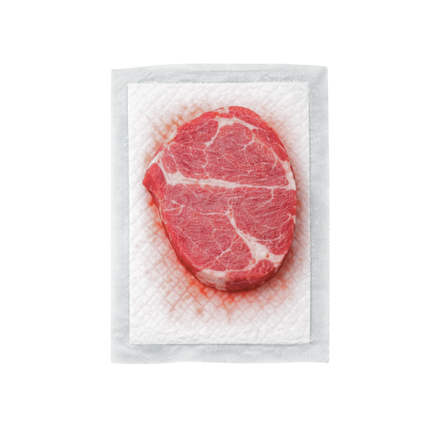 4″ x 7″ White Meat Pad - 2000pcs