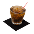 2 ply Black Cocktail/Beverage Napkins