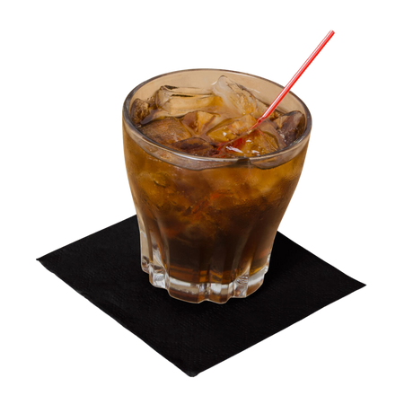 2 ply Black Cocktail/Beverage Napkins