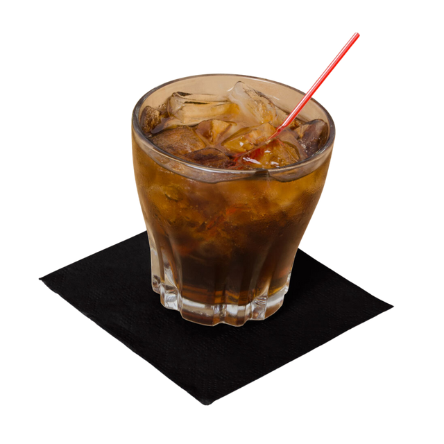 2 ply Black Cocktail/Beverage Napkins