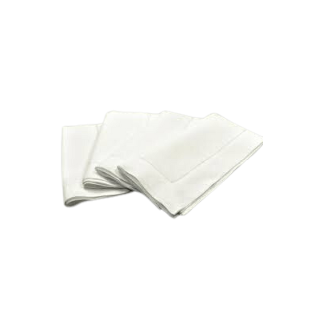 1 ply White Dinner Napkins