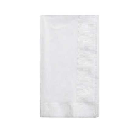 2 ply, 1/8 Fold White Dinner Napkins