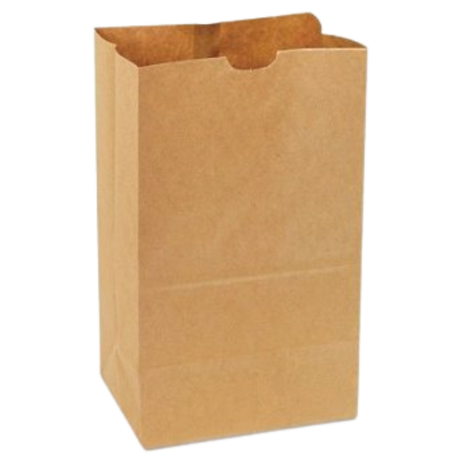 9.7" x 6" x 16.5" Heavy Duty Brown Paper Bags