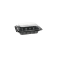 4Pc MFPP Chicken Barn Container with Dome Lid
