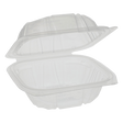 6" x 6" Clear PP Take-Out Container - 1-Comp.