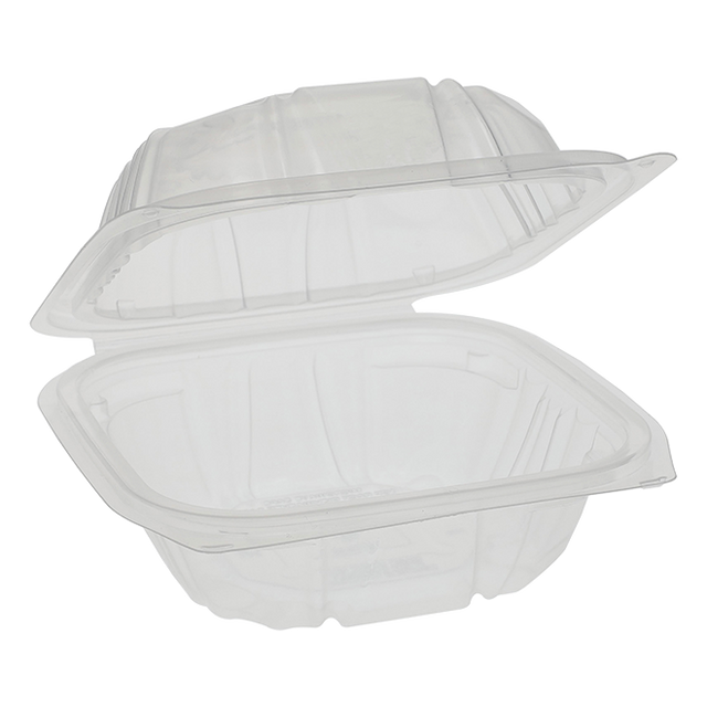6" x 6" Clear PP Take-Out Container - 1-Comp.