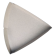 11" x 10" x 1" Plain White Pizza Slice Trays