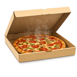 15" x 21" x 2" Kraft B-Flute Pizza Boxes