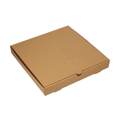 18" x 18" x 2" Kraft B-Flute Pizza Boxes