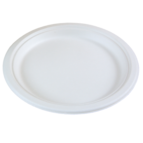 9" Sugarcane Round Plate - 1-Comp.