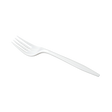 White Medium Wrapped Plastic Forks