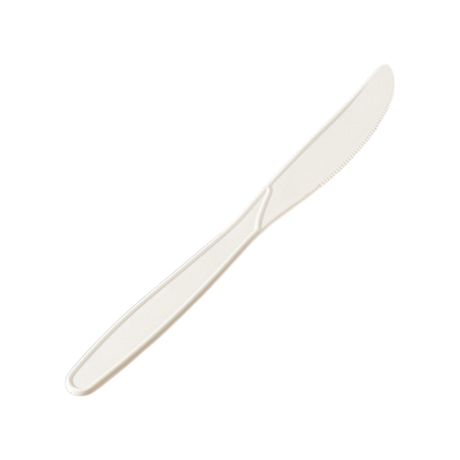 White Heavy Plastic Knives