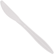 White Medium Plastic Knives