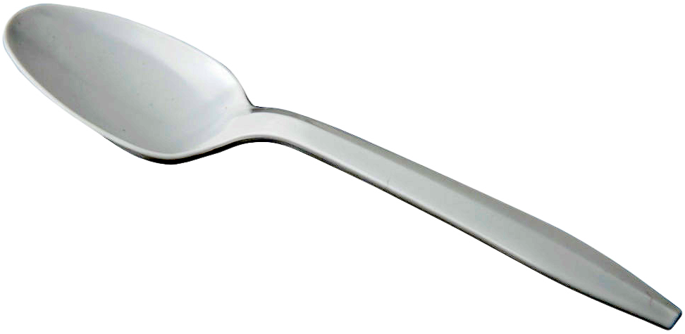White Medium Plastic Teaspoons