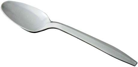 White Medium Plastic Teaspoons