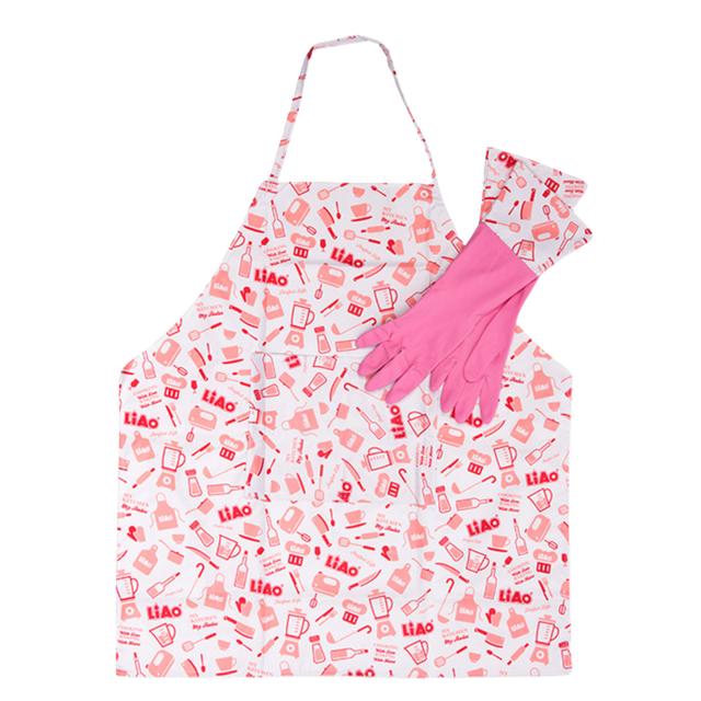 Apron & Gloves Set (Medium Gloves)