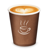 8 oz White Paper Hot Cups