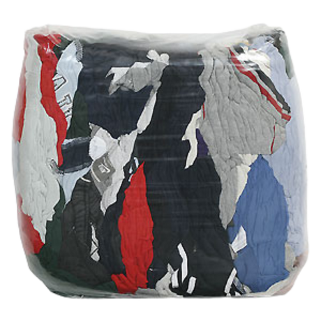 10lbs Mixed Colours T-Shirt Wiper Rags