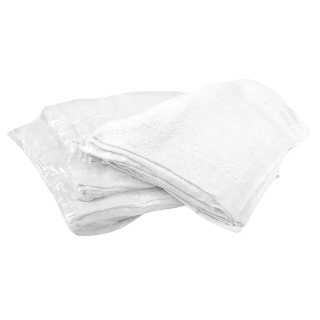 10 lbs White T-Shirt Wiper Rags