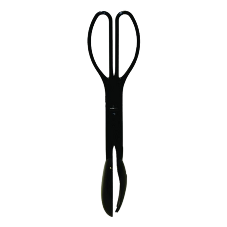 11.5" Black Salad Tongs