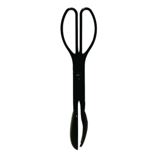 11.5" Black Salad Tongs