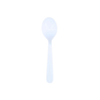 White Heavy Plastic Soup Spoons
