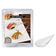 4.06" x 2.17" Clear Mini Leaf Dishes