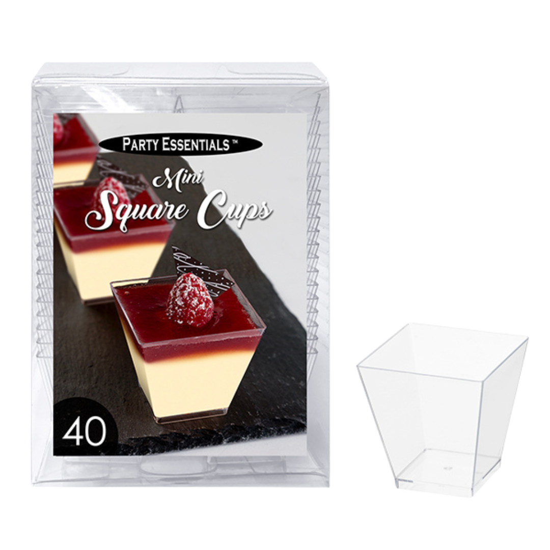 2oz Mini Square Cups