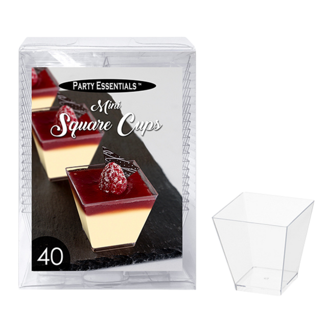 2oz Mini Square Cups