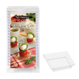 2.68" x 2.68" Clear Mini Deep Square Dishes