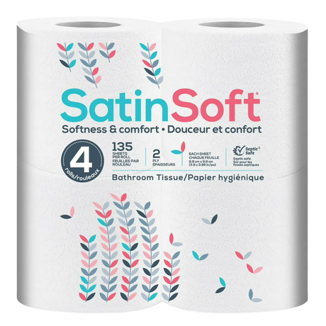Satin Soft 2 ply Economy Bathroom Tissue
