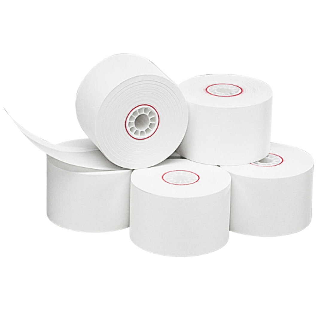 2.25" x 75' Thermal Paper Register Rolls