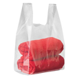 18" x 21" Clear Low Density Shopping Bags - S4